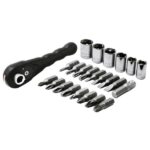 Rolson Rachet Bit and Socket Set 24pc