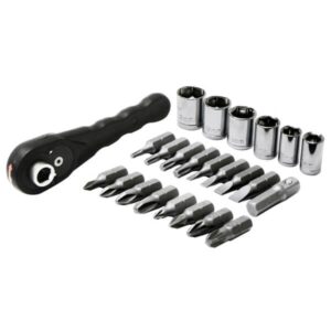 Rolson Rachet Bit and Socket Set 24pc