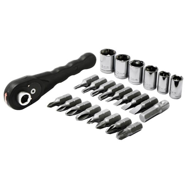 Rolson Rachet Bit and Socket Set 24pc