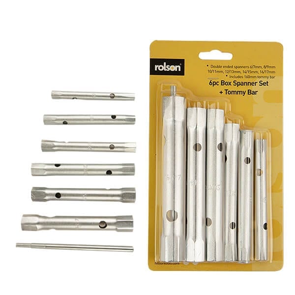 Rolson 6pc Boxed Spanner Set