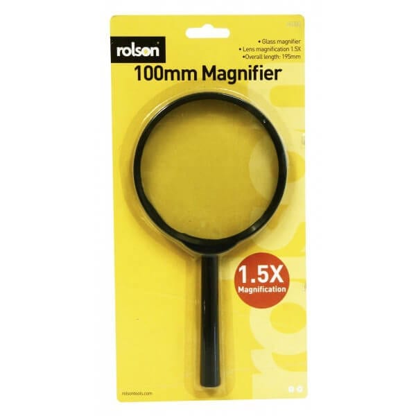 Rolson Magnifying Glass 100mm
