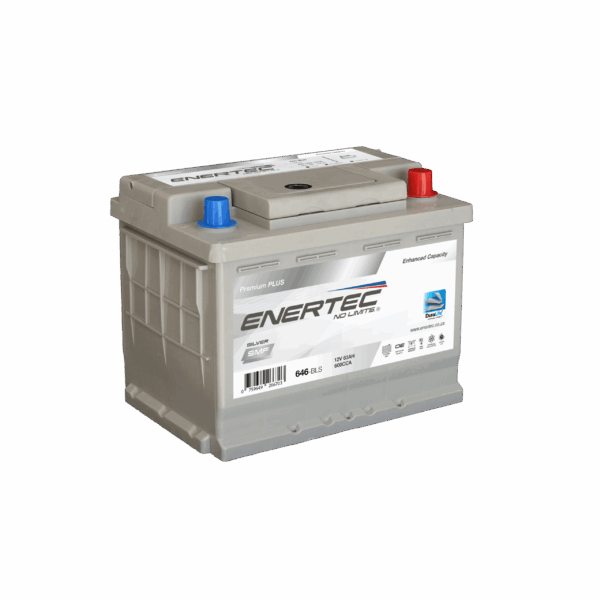 646-BLS 12V 63Ah Enertec Silver Lead-Acid Automotive Battery