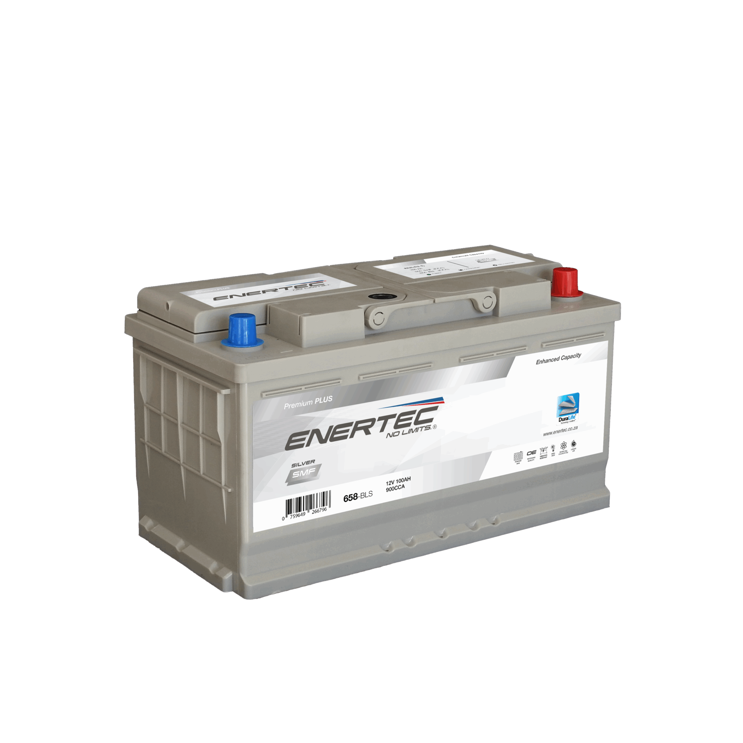 658-BLS 12V 100Ah Enertec Silver Lead-Acid Automotive Battery